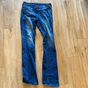 Express Women’s Barely Boot Indigo Bootcut Jeans